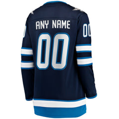 Winnipeg Jets Fanatics Women's Home Breakaway Custom Jersey - Blue | US 2793389