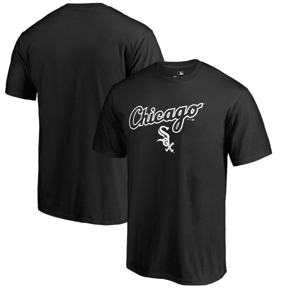 Chicago White Sox Team Lockup T-Shirt - Black T-shirts
