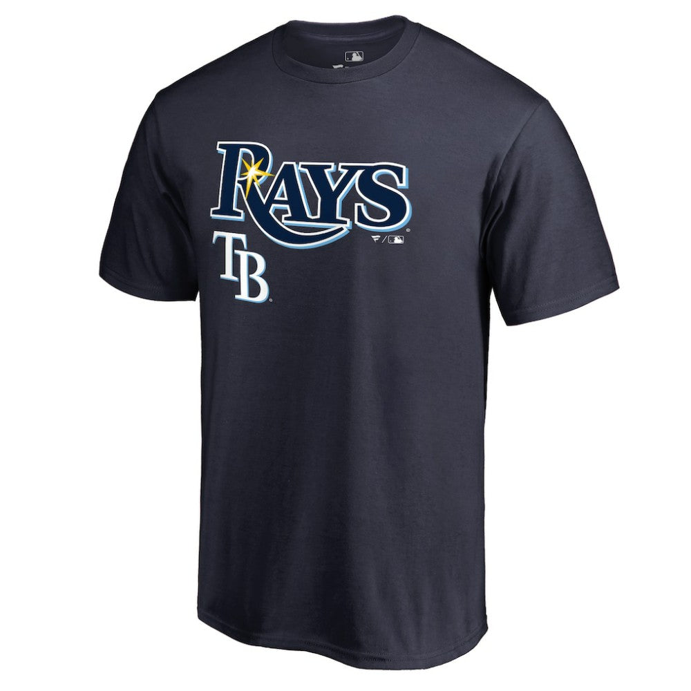 Tampa Bay Rays Team Lockup T-Shirt - Navy T-shirts