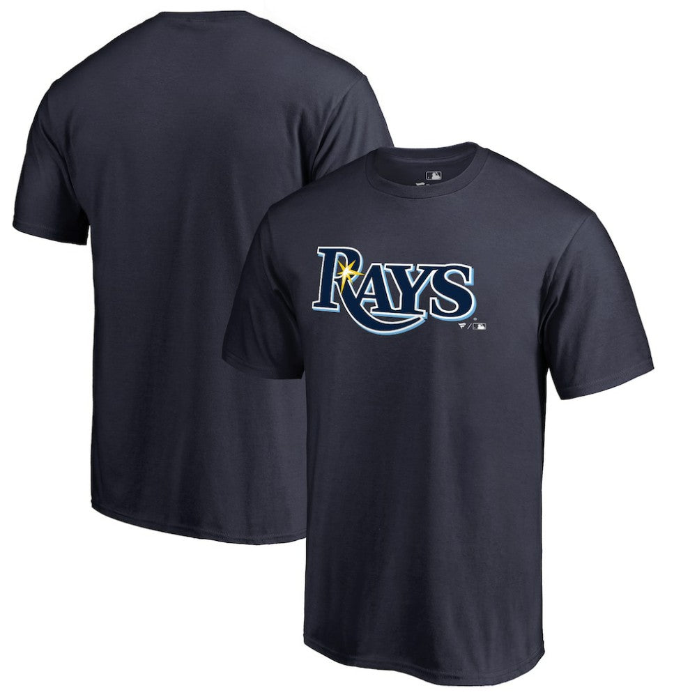Tampa Bay Rays Team Wordmark T-Shirt - Navy T-shirts