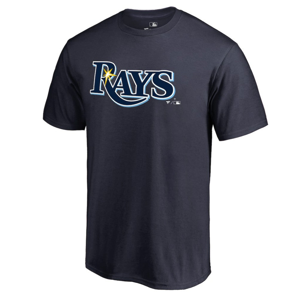 Tampa Bay Rays Team Wordmark T-Shirt - Navy T-shirts
