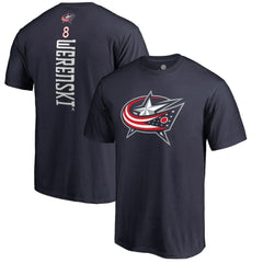 Zach Werenski Columbus Blue Jackets Backer T-Shirt - Navy | US 2797286