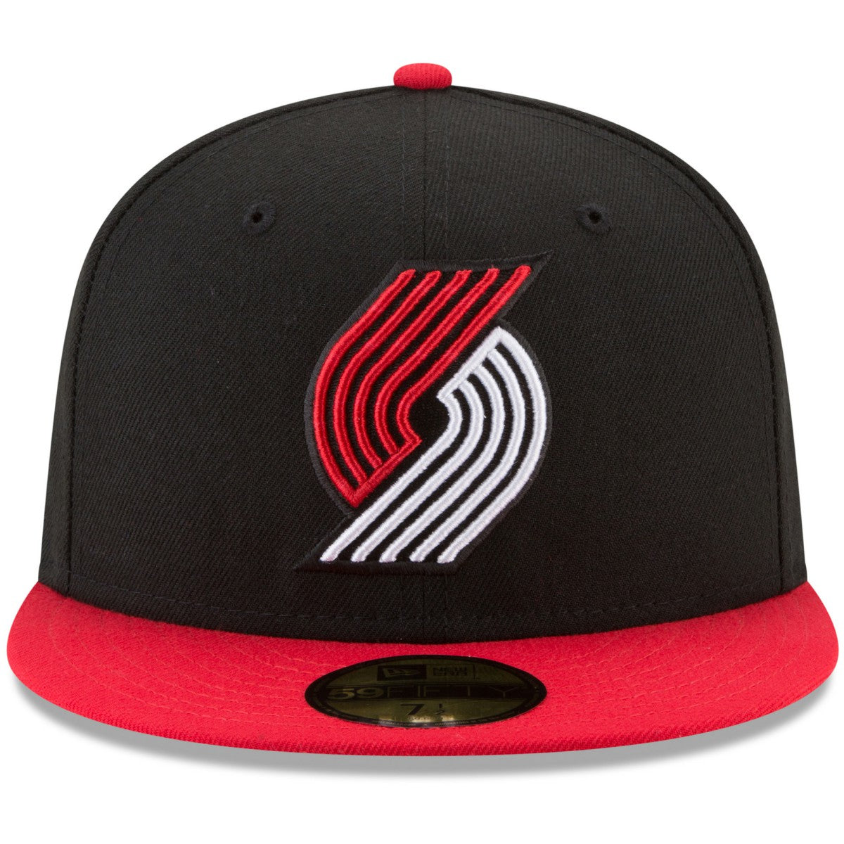 Portland Trail Blazers Team Color 2-Tone 59FIFTY Fitted Hat Black/Red - New Era
