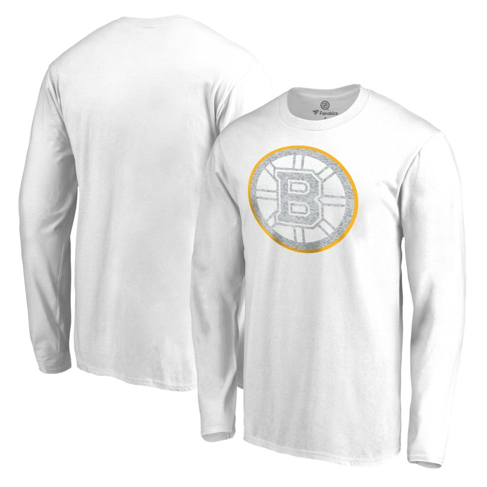 Boston Bruins White Out Long Sleeve T-Shirt - White | US 2799916