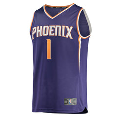 Devin Booker Phoenix Suns Fast Break Replica Jersey Purple Icon Edition - Fanatics