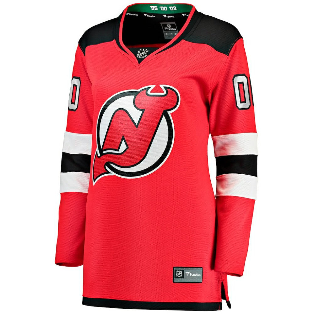New Jersey Devils Fanatics Women's Home Breakaway Custom Jersey - Red | US 2802555