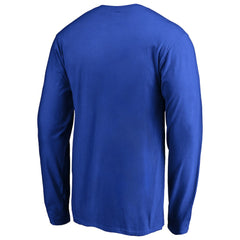 Detroit Pistons Primary Logo 2 Long Sleeve T-Shirt Royal