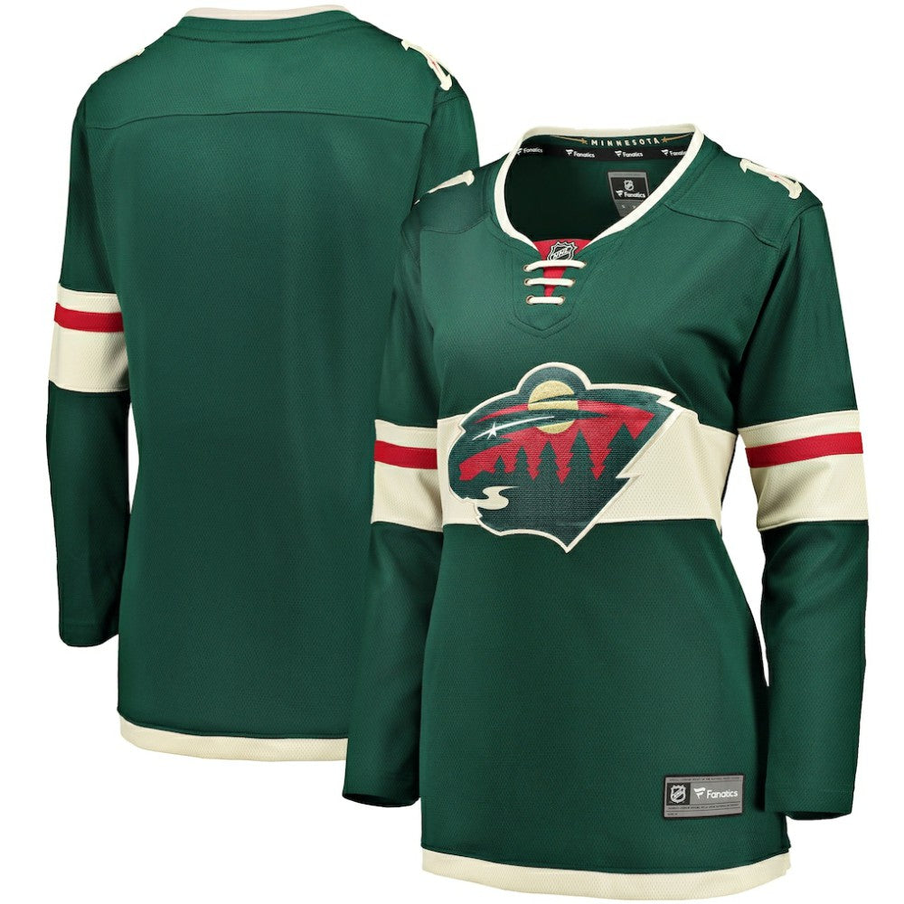 Minnesota Wild Fanatics Women's Home Breakaway Jersey - Green | US 2819847