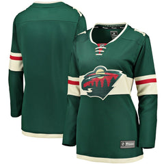 Minnesota Wild Fanatics Women's Home Breakaway Jersey - Green | US 2819847