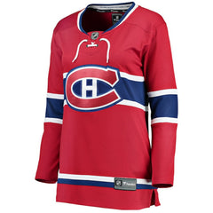 Montreal Canadiens Fanatics Women's Home Breakaway Jersey - Red | US 2819848