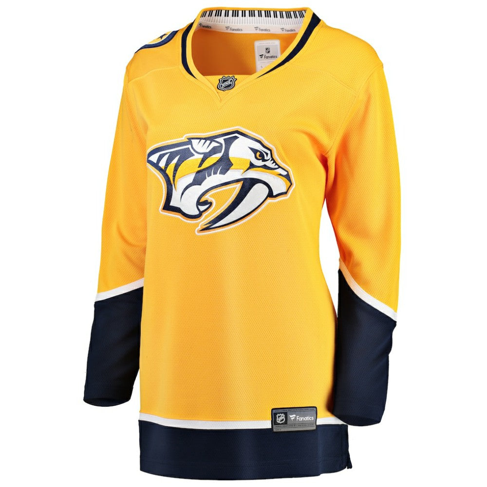 Nashville Predators Fanatics Women's Home Breakaway Jersey - Yellow | US 2819849