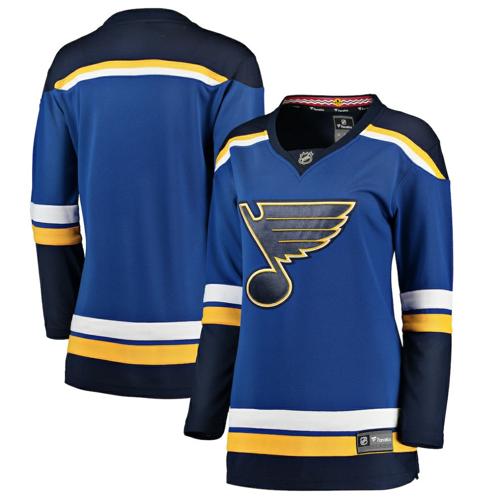 St. Louis Blues Fanatics Women's Home Breakaway Jersey - Blue | US 2819855