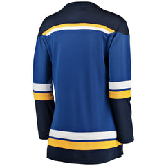 St. Louis Blues Fanatics Women's Home Breakaway Jersey - Blue | US 2819855