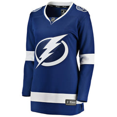 Tampa Bay Lightning Fanatics Women's Home Breakaway Jersey - Blue | US 2819856