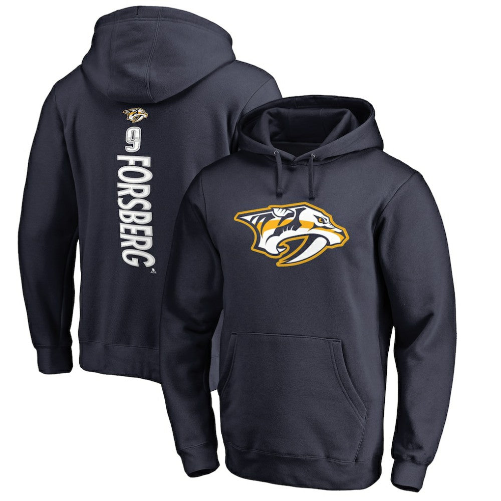 Filip Forsberg Nashville Predators Backer Pullover Hoodie - Navy | US 2821022