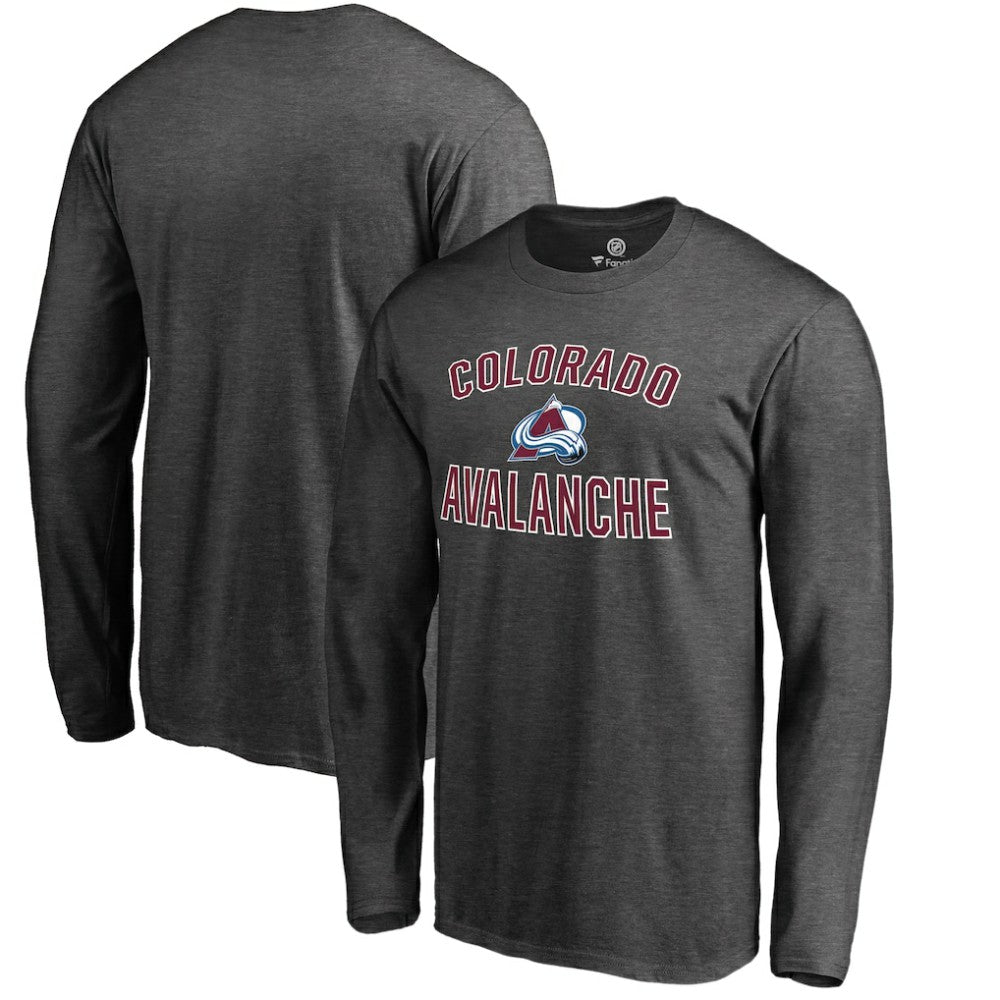 Colorado Avalanche Victory Arch Long Sleeve T-Shirt - Heathered Gray | US 2829752