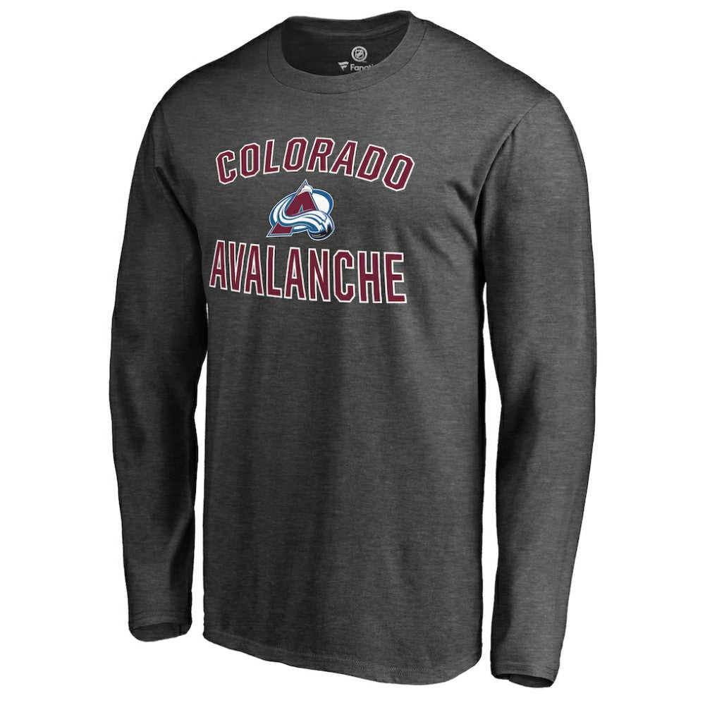 Colorado Avalanche Victory Arch Long Sleeve T-Shirt - Heathered Gray | US 2829752