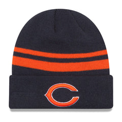 Chicago Bears New Era Team Logo Cuffed Knit Hat - Navy Hats