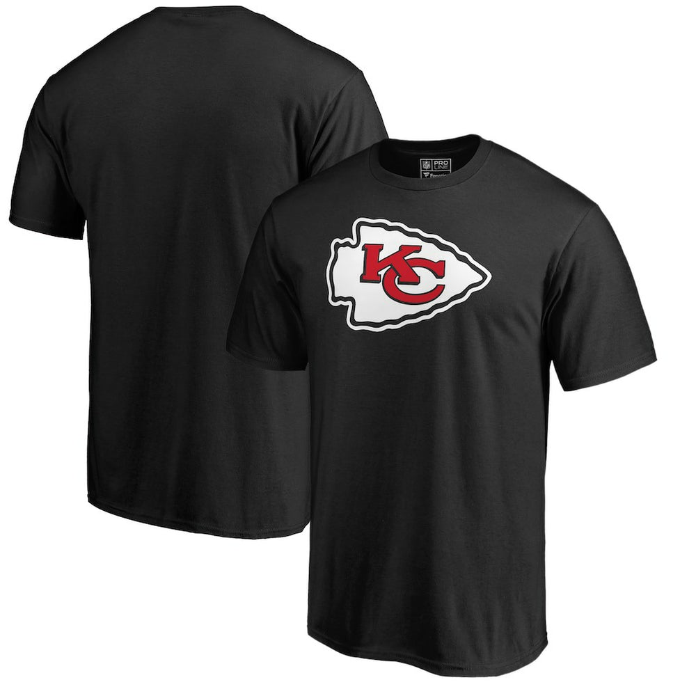 Kansas City Chiefs Primary Logo II T-Shirt - Black T-shirts