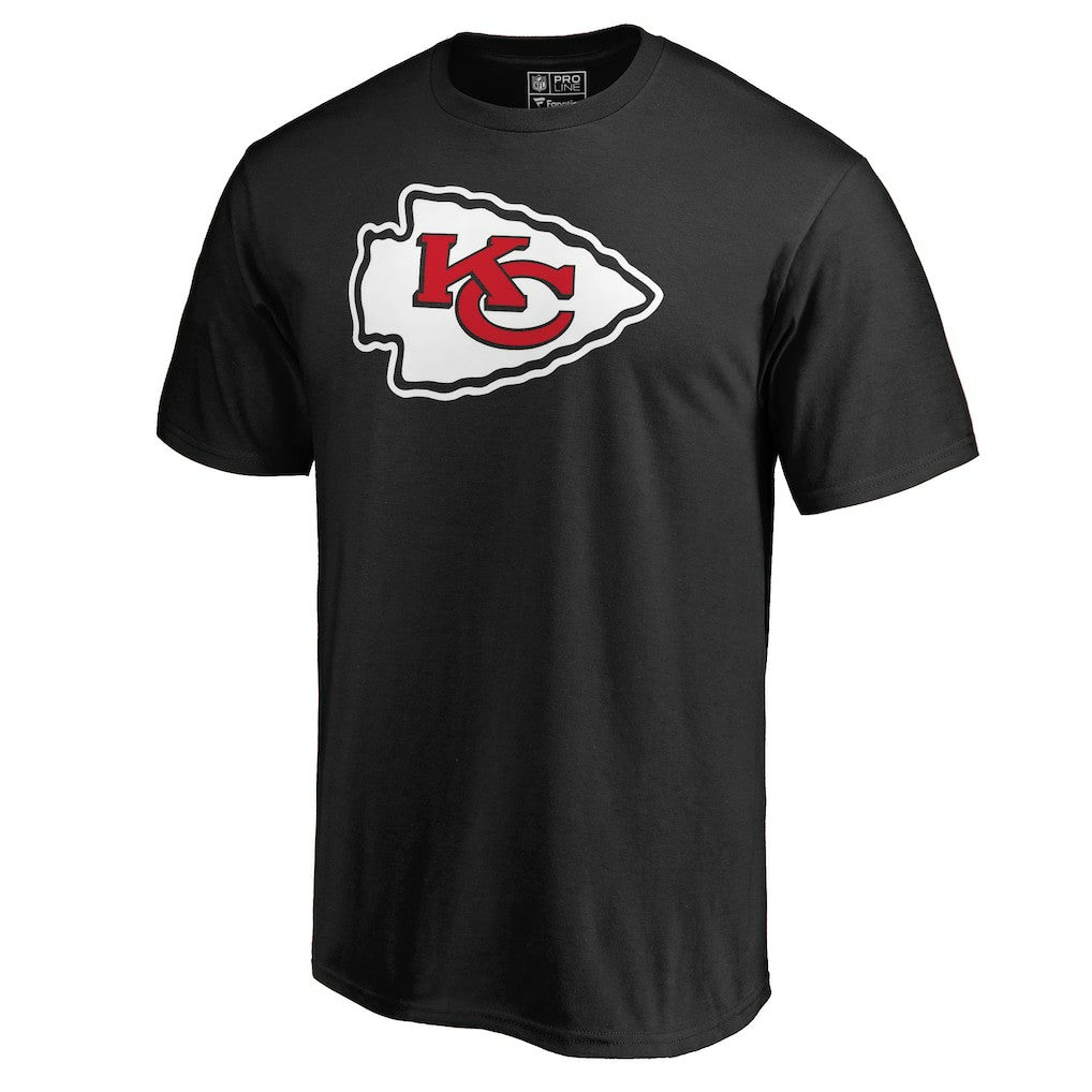 Kansas City Chiefs Primary Logo II T-Shirt - Black T-shirts