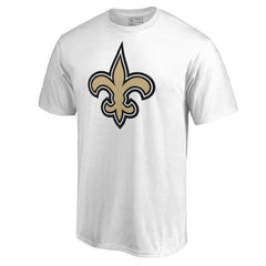 New Orleans Saints Primary Logo T-Shirt - White T-shirts