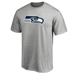 Seattle Seahawks Primary Logo T-Shirt - Heathered Gray T-shirts