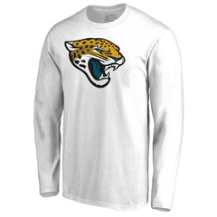 Jacksonville Jaguars Primary Logo Long-Sleeve T-Shirt - White T-shirts