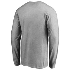 Tampa Bay Buccaneers Primary Logo Long-Sleeve T-Shirt - Heathered Gray T-shirts
