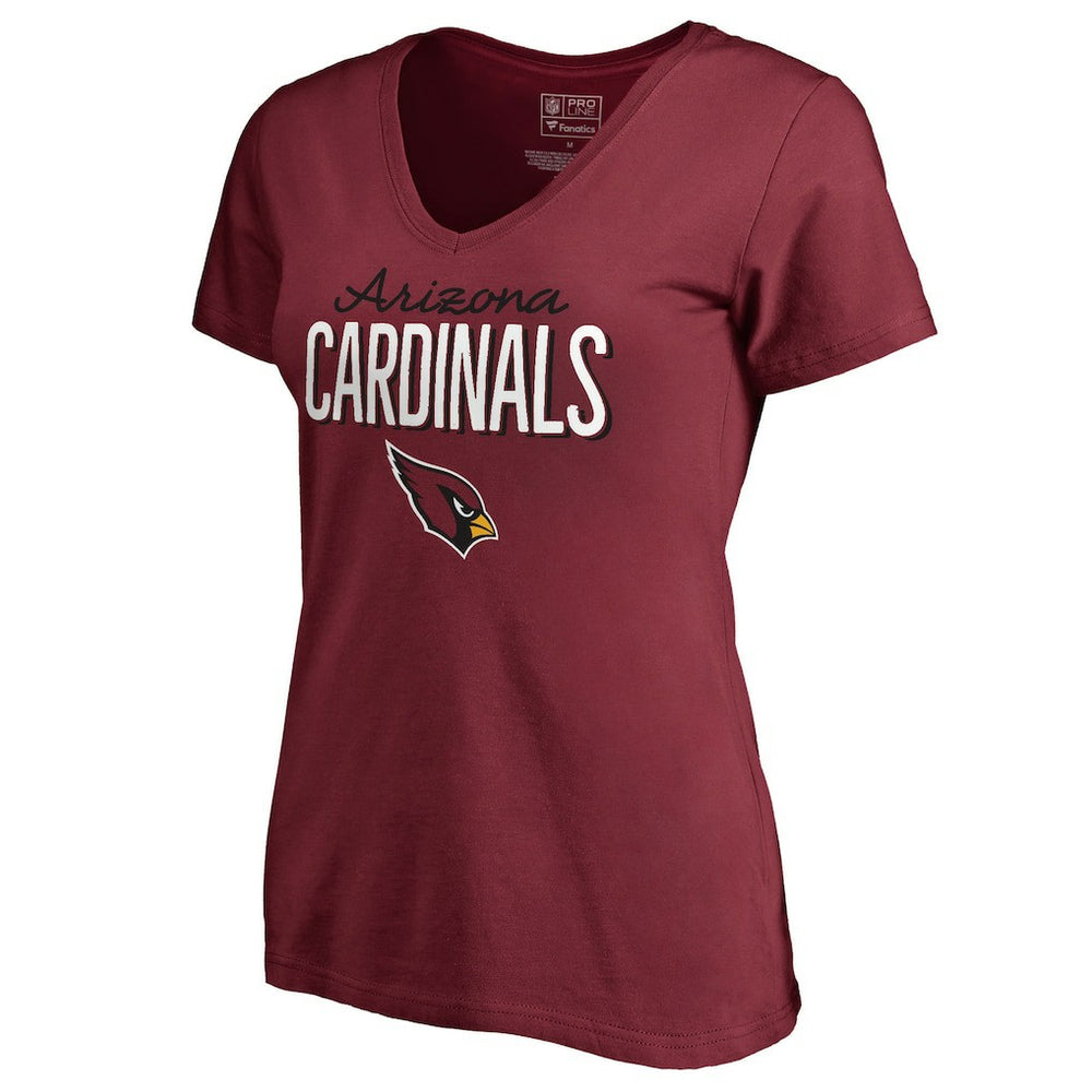 Arizona Cardinals Women's Nostalgia T-Shirt - Cardinal T-shirts