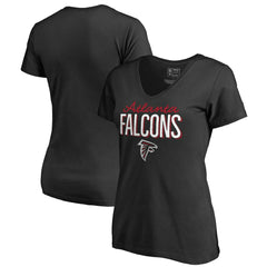 Atlanta Falcons Women's Nostalgia T-Shirt - Black T-shirts
