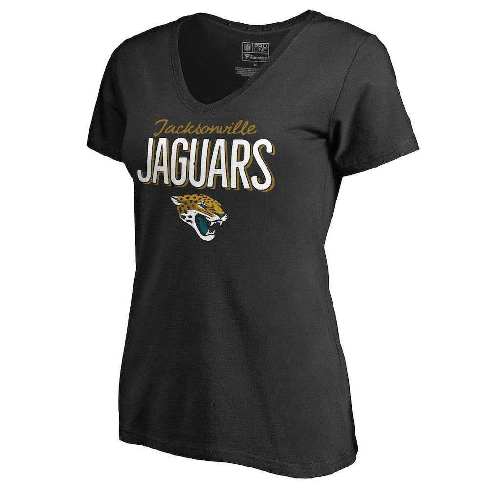 Jacksonville Jaguars Women's Nostalgia T-Shirt - Black T-shirts