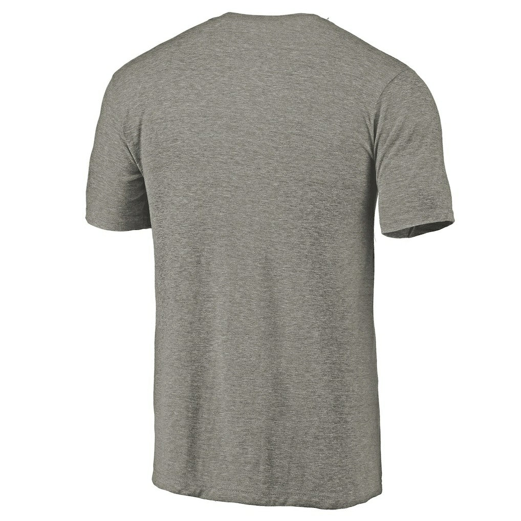 Indiana Pacers Distressed Team Logo Tri-Blend T-Shirt Heather Gray