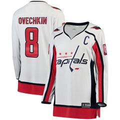 Alexander Ovechkin Washington Capitals Fanatics Women's Away Breakaway Jersey - White | US 2844181
