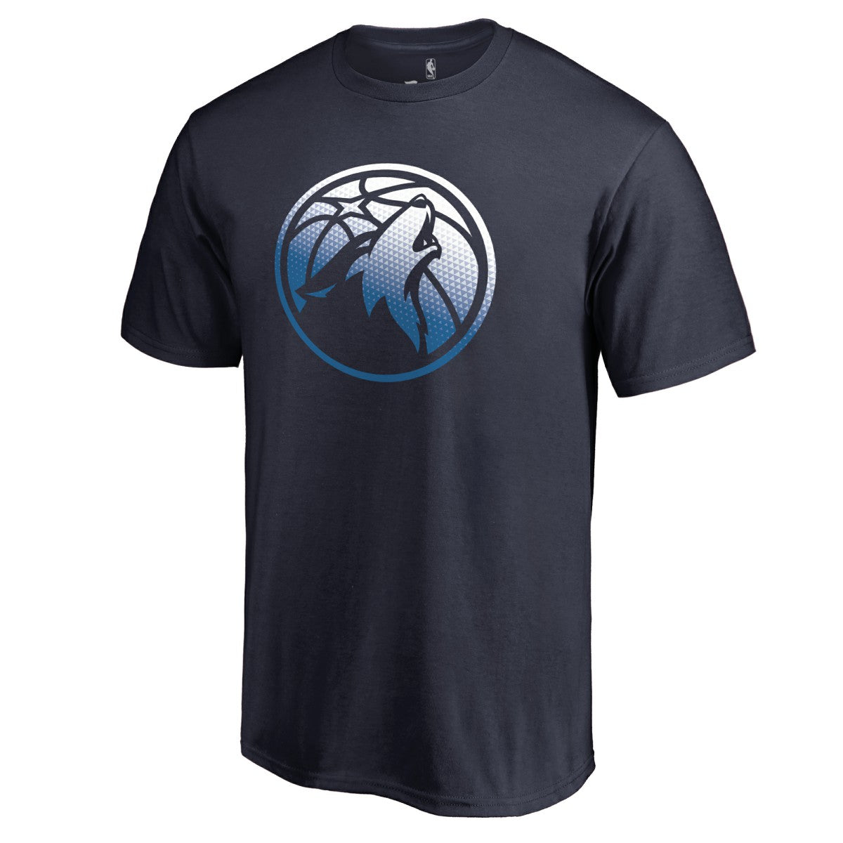 Minnesota Timberwolves Gradient Logo T-Shirt Navy outlet