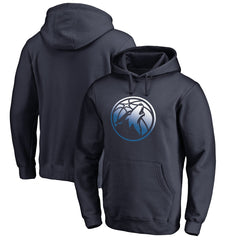 Minnesota Timberwolves Gradient Logo Pullover Hoodie Navy