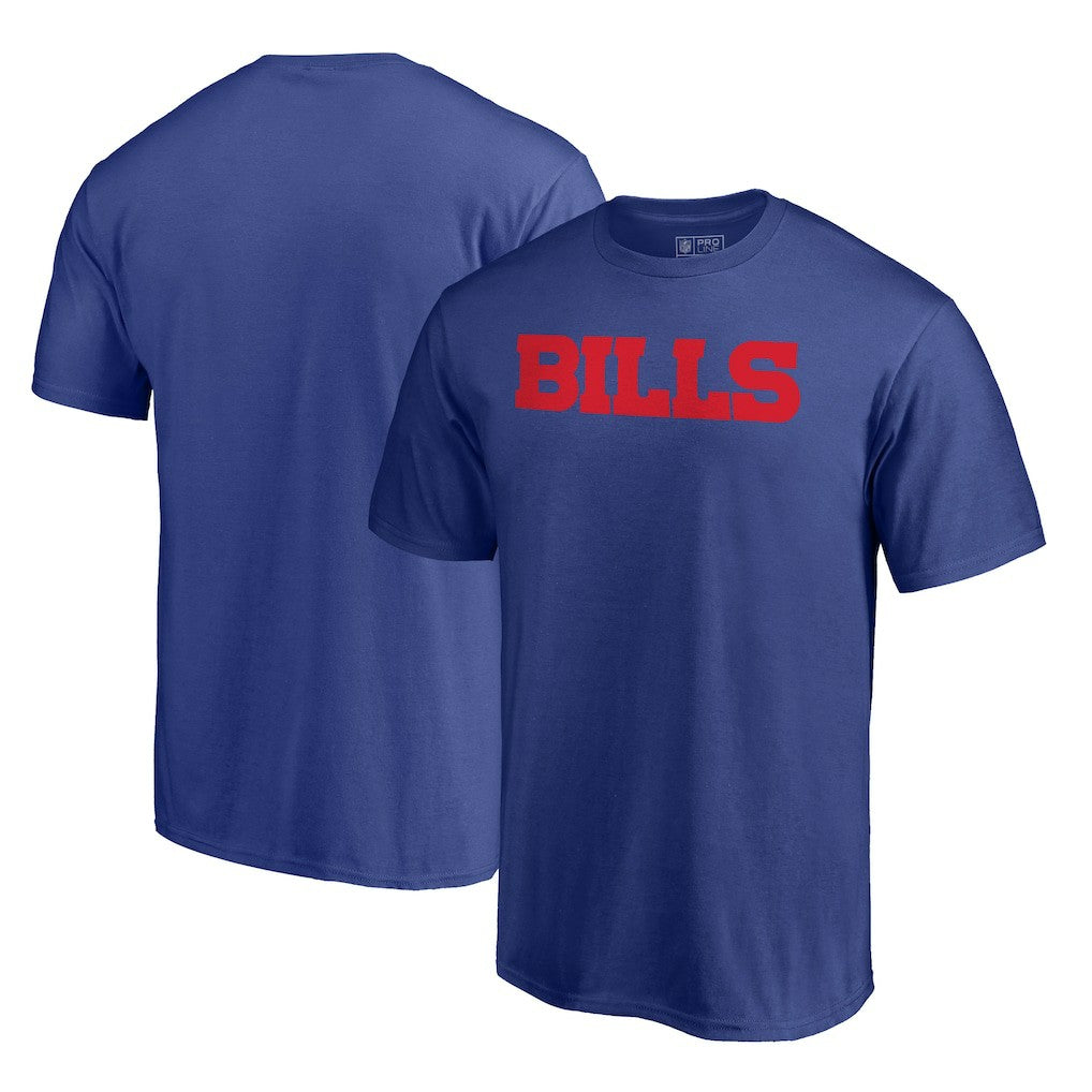 Buffalo Bills Wordmark T-Shirt - Royal T-shirts