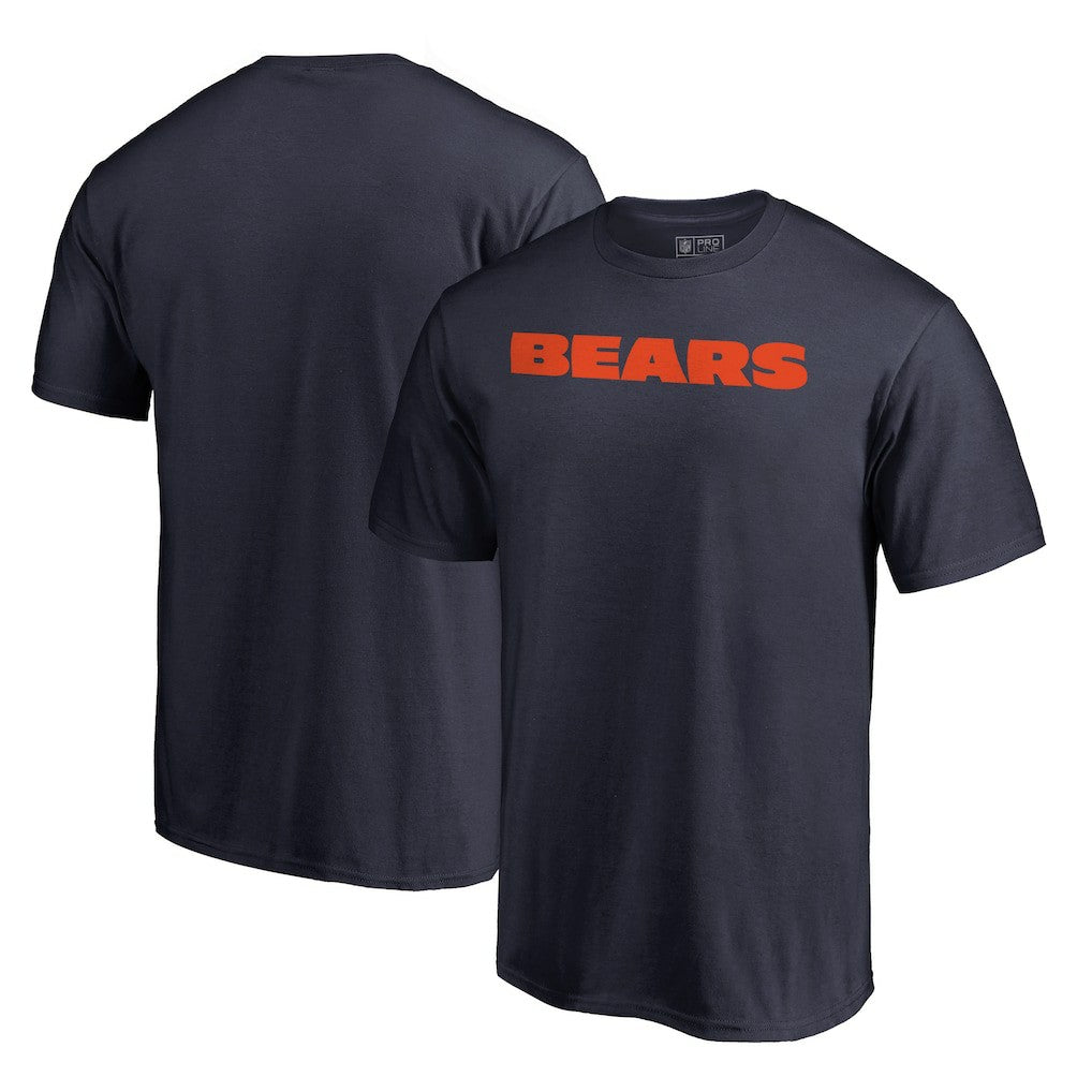 Chicago Bears Wordmark T-Shirt - Navy T-shirts