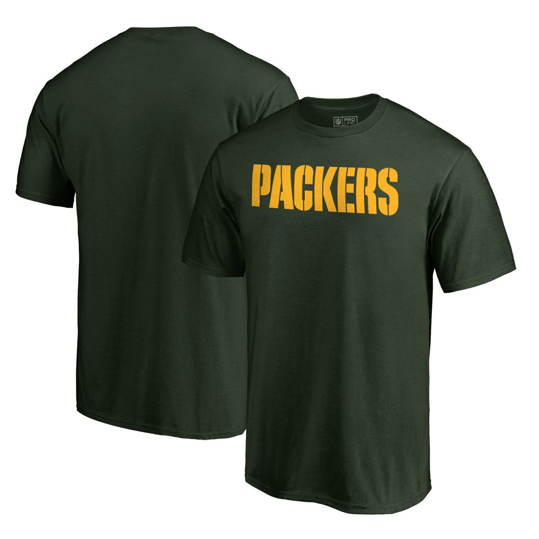 Green Bay Packers Wordmark T-Shirt - Green T-shirts