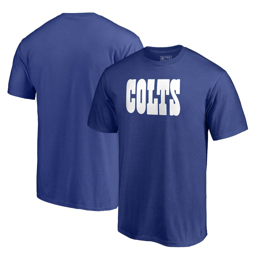 Indianapolis Colts Wordmark T-Shirt - Royal T-shirts