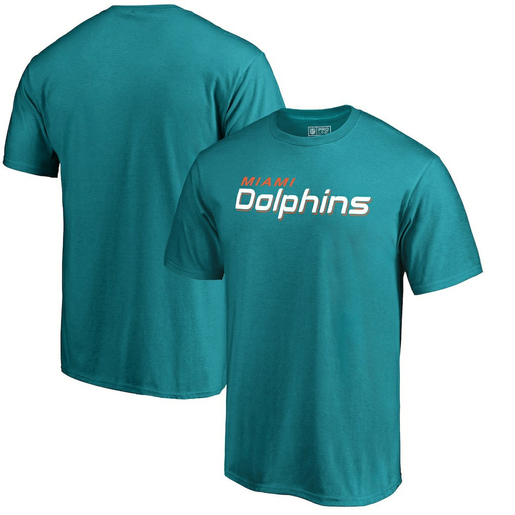 Miami Dolphins Wordmark T-Shirt - Aqua T-shirts