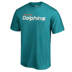 Miami Dolphins Wordmark T-Shirt - Aqua T-shirts