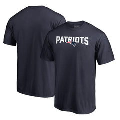New England Patriots Wordmark T-Shirt - Navy T-shirts