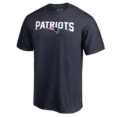 New England Patriots Wordmark T-Shirt - Navy T-shirts