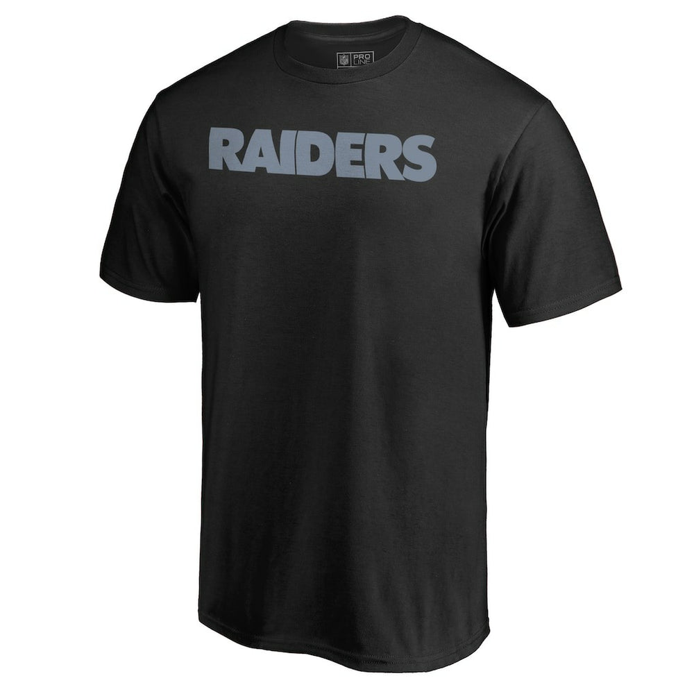 Las Vegas Raiders Wordmark T-Shirt - Black T-shirts