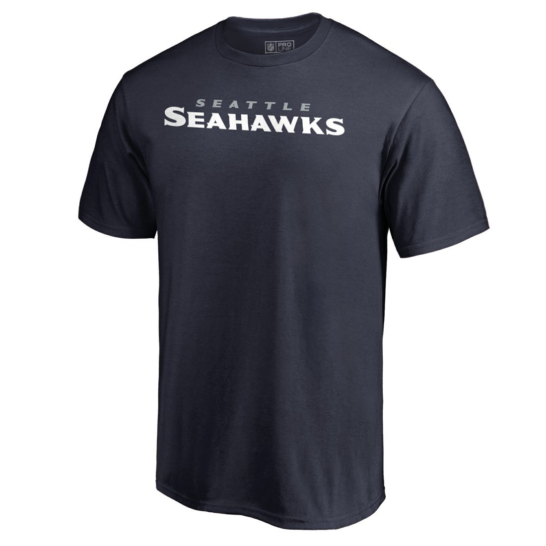Seattle Seahawks Wordmark T-Shirt - College Navy T-shirts