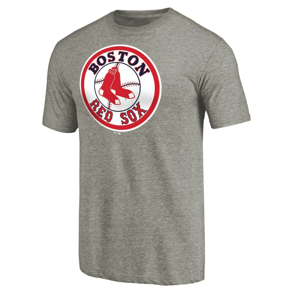 Boston Red Sox Cooperstown Collection Forbes Tri-Blend T-Shirt - Ash T-shirts