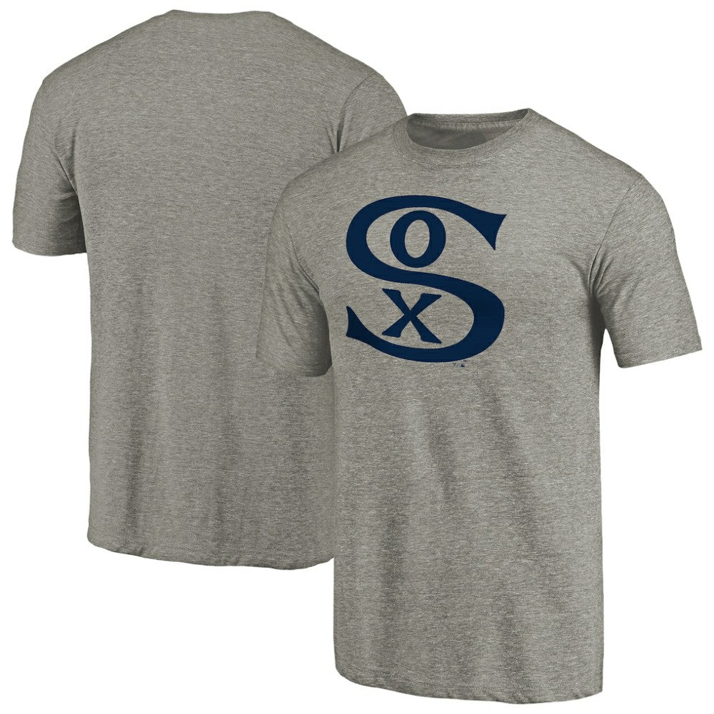 Chicago White Sox Cooperstown Collection Forbes Tri-Blend T-Shirt - Ash T-shirts
