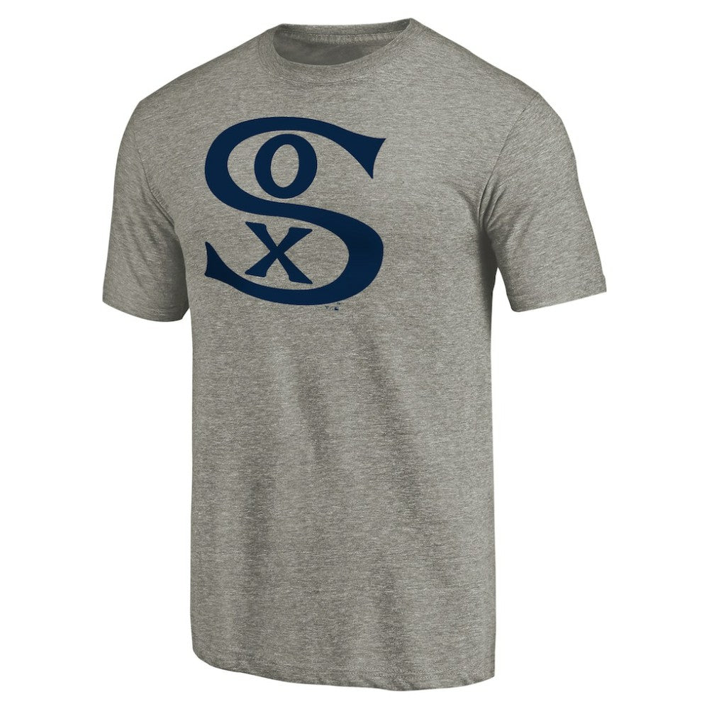 Chicago White Sox Cooperstown Collection Forbes Tri-Blend T-Shirt - Ash T-shirts