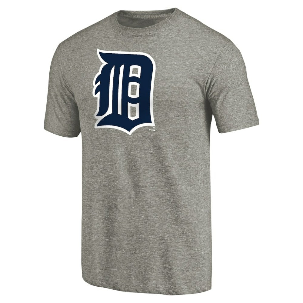 Detroit Tigers Cooperstown Collection Forbes Tri-Blend T-Shirt - Ash T-shirts