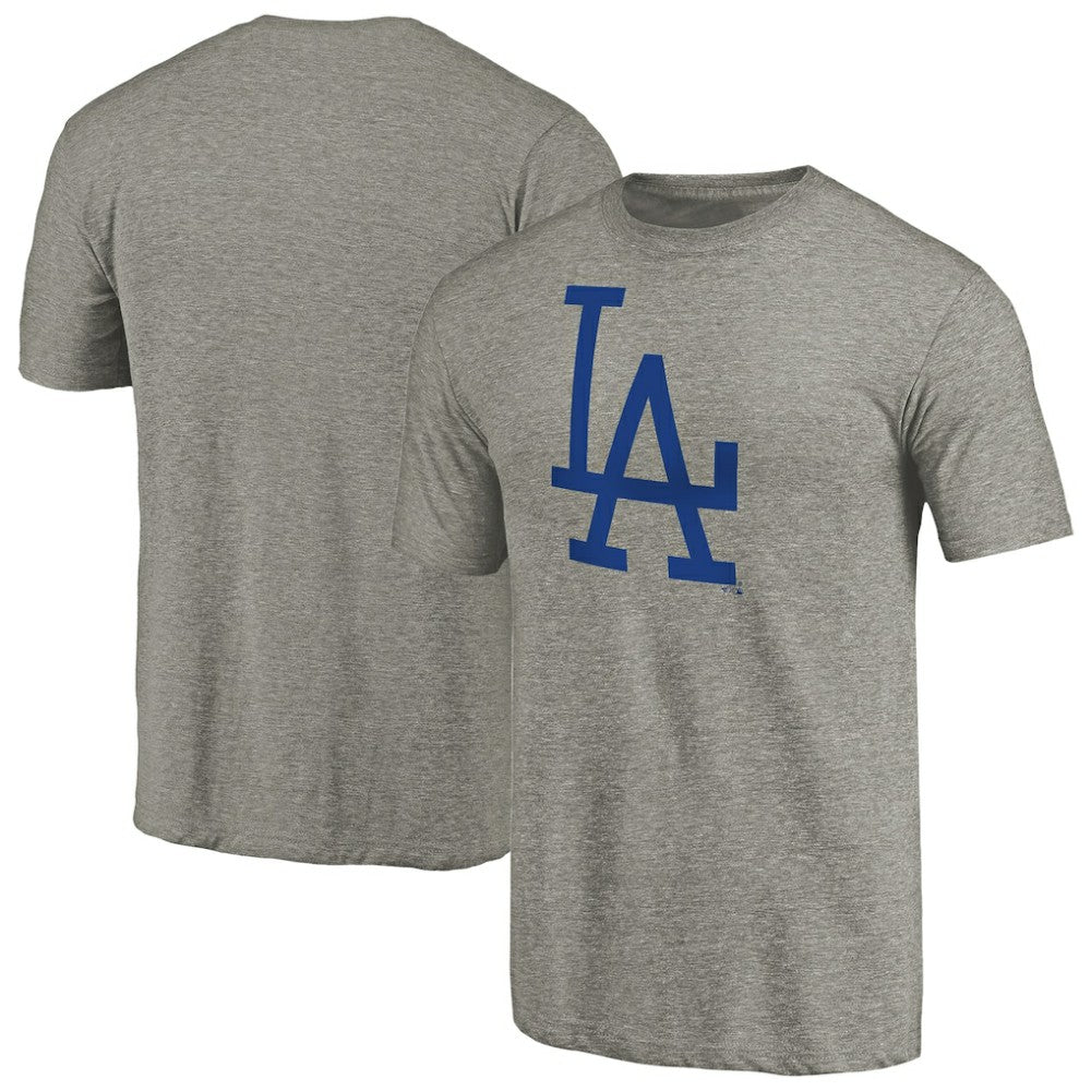 Los Angeles Dodgers Cooperstown Collection Forbes Tri-Blend T-Shirt - Ash T-shirts